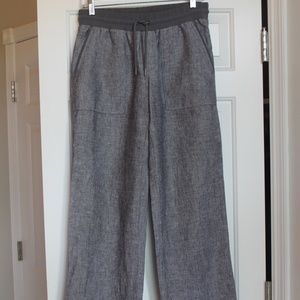 Athleta Wide Leg Linen Pants